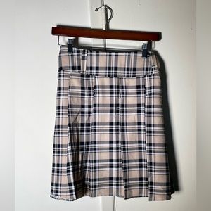 CUTE Pleated Plaid Mini Skirt 2X